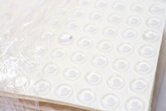 (5000-Pk) Self-Adhesive Door Cabinets Bumpers Rubber Clear Buttons Pads