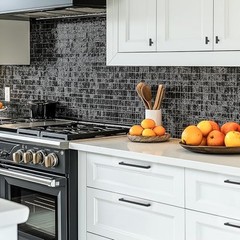 Pack Cabinet Handles Cabinet Pulls, 7-1/2 Inch 7-1/2 In Hole Center 20 Black