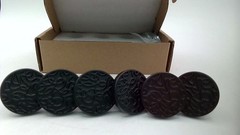 Goo-Ki Cabinet Knobs Matte Black Round Single Hole Dresser Pulls