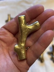 22 Michael Aram Twig Brass Drawer or Cabinet Pulls Knobs