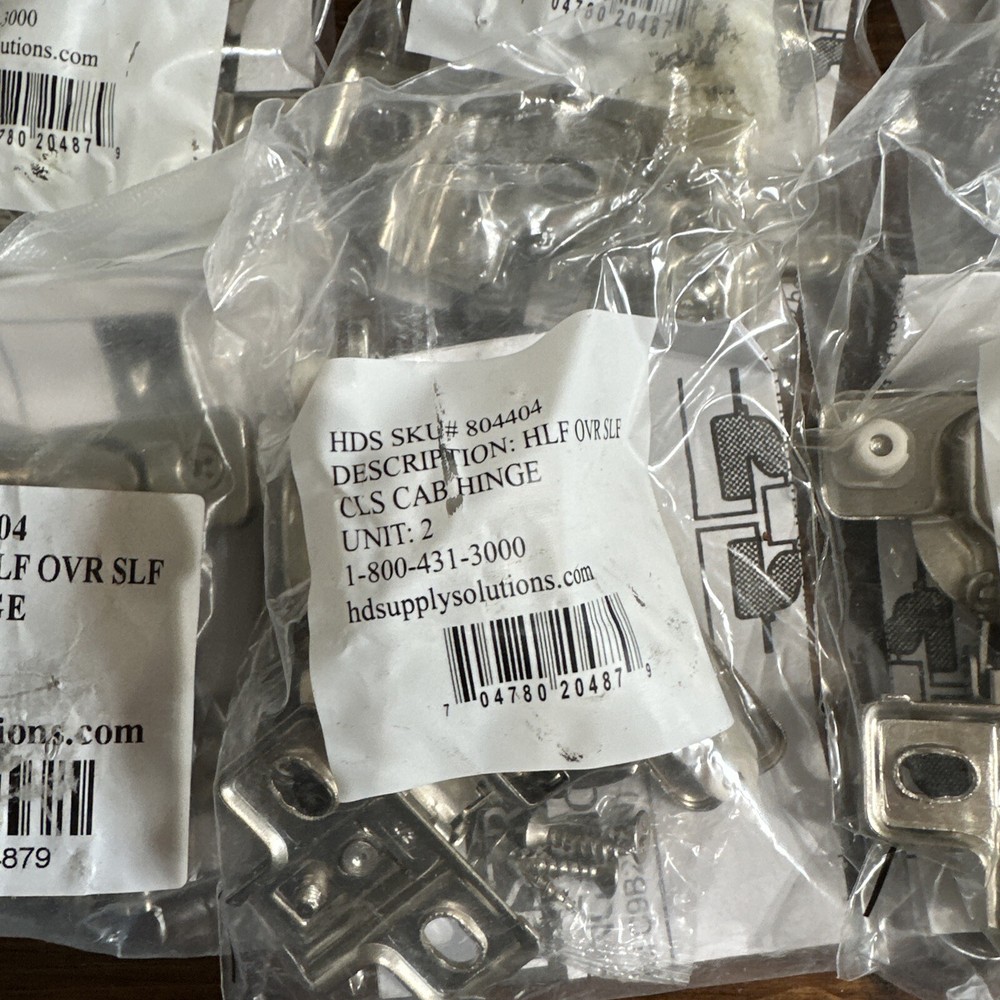1/2″ Overlay Self-Closing Cabinet Hinges | Lot Of 11 | C9B275N