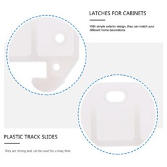 20pcs Plastic Drawer Guides Drawer Track Guides Track Replacements Track Guides