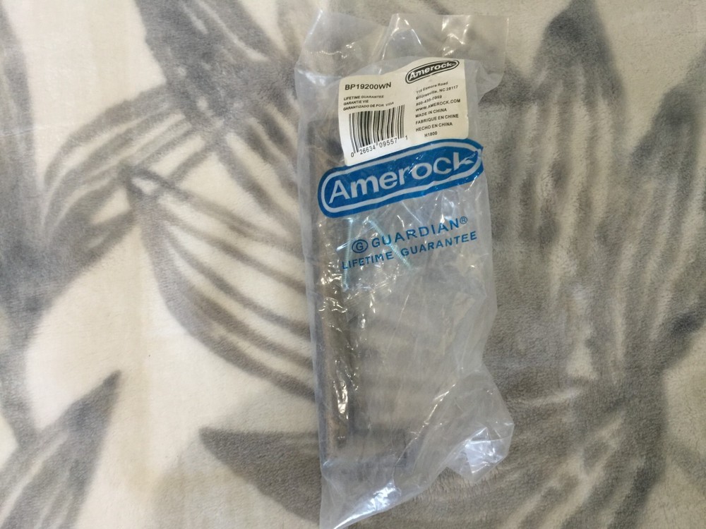 Amerock BP19200-WN Plain Handle & Pull, Centers 5in (128mm), Weathered Nickel, E