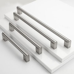 Stainless Steel Brushed Nickel Modern Bath Kitchen Boss Bar Cabinet Handle Pull