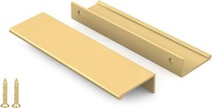 Peaha 25 Pack Kitchen Cabinet Hanles 5Inch Hole Center Matte Gold Pulls