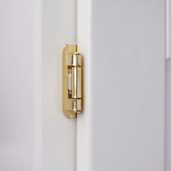 50 Pack 1/2″ Overlay Brushed Gold Cabinet Hinges for Cabint Doors (25 Pairs) …