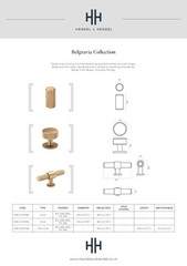 Belgravia Knurled Kitchen Cabinet Round Knob Hook Pull In Satin Brass Lacquered