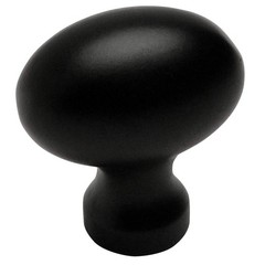 10 PCS 6021FB Flat Black Oval Oblong Cabinet Knob Drawer Pull Hardware Door