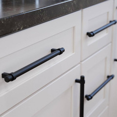 10-Pack Simple Wrapped Bar 8-13/16 In. (224 Mm) Classic Matte Black Cabinet Draw