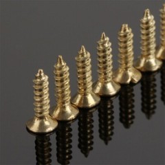 4/12pcs Hinges Furniture Jewelry Gift Box Wardrobe Cabinet Gold Hinges + Screws