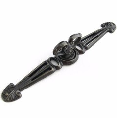 Liberty Hardware Mock Key Cabinet Knob Pull & Backplate Antique Brass P794P4V-AB