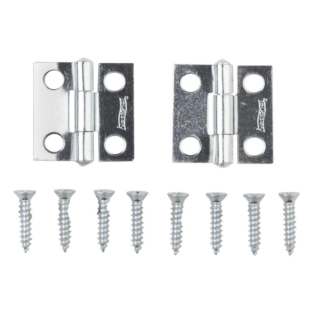 National Hardware N145-920 Zinc Non-Removable Pin Hinge 1 in.