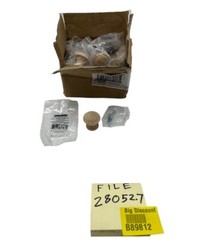 Box of 12 Liberty Knob P33780C-UN-CP Unfinished Wood Round Cabinet Hardware