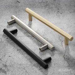 6 Pack Brushed Satin Nickel T Bar Cabinet Pulls 5 Inch 128mm Hole Centers