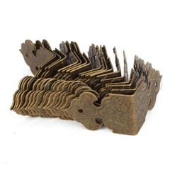 20 Pcs Vintage Corner Guards Building Hardware Table Edge Cover DIY
