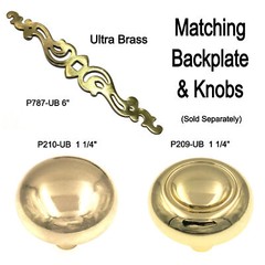 Belwith Hickory P209-UB Ultra Brass 1 1/4″ Mushroom Cabinet Knob Pulls Eclipse