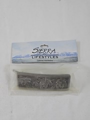 Sierra Lifestyles Pewter Leaves Cabinet Pull Handle 3″ (76mm) Center New
