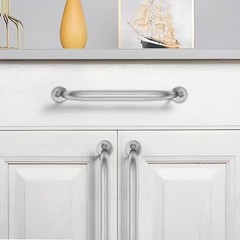 2 Pack 6″ Brushed Satin Nickel Cabinet Pulls – Heavy Duty Drawer Handles for Kit