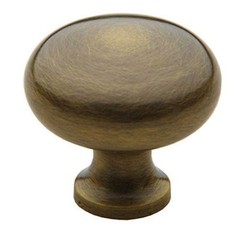 Baldwin 4706.050.BIN Classic Design 1-1/4″ Diameter Cabinet Knob Antique Brass
