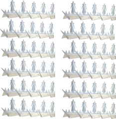 Anti Climb Spikes12Pcs (Large) Length 188″ Exterior Wall Spike Intruder Deterren