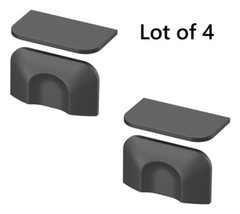 Lot of 4 IKEA BERGHALLA Handle knobs Gray 2 3/16″ 603.228.56 New