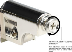 25 Pack Hardware Soft Close Damper for Cabinet Doors/Compact/Softclose Cabinet