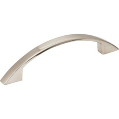 (10)-Elements Somerset 4-15/16 In. Long Satin Nickel Arched Cabinet Pull 8004-SN