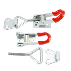 Pull Latch Metal Adjustable Door Cabinet Box Case Toggle Latch Hasps