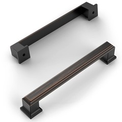 Amerdeco 10 Pack Oil Rubbed Bronze 5 Inch(128mm) Hole Centers Kitchen