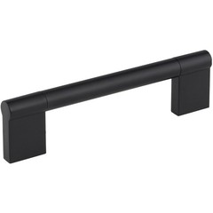 Elements Knox 128 mm Center-to-Center Cabinet Bar Pull, Matte Black – Hardware
