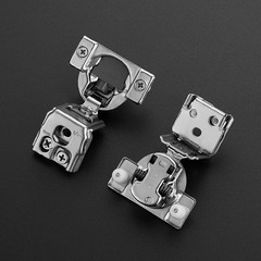 10 Pack 5 Pairs 1-1/2 inch Overlay Soft Close Hinges for Kitchen Cabinet Hinges