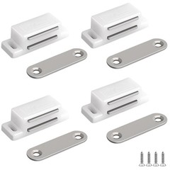 Cabinet Magnetic Catch – 4 Pack Door Latch for White