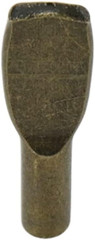 50 PCS Shelf Pegs Pins Solid Metal Antique Bronze Spoon Shape 6mm 0.24 Inch