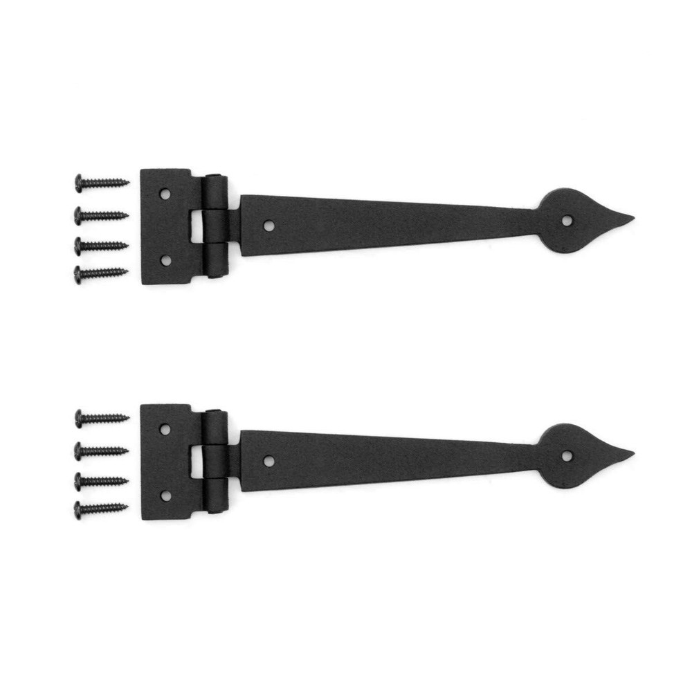 Renovators Supply Manufacturing Black Wrought Iron Strap Pack of 1,