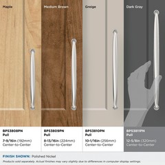 Kane 125/8 inch 320 mm CentertoCenter Polished Nickel Cabinet Pull