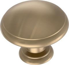 Champagne Bronze Cabinet Knobs | 1-1/4″ Ringed Drawer Handles (Pack of 60)