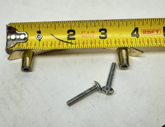 10 Pcs Vintage Ajax Polished Brass Color Drawer Cabinet Pull Handle