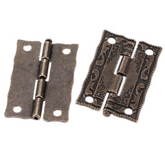 2X Hinges With 8Screws Fit For Jewelry Box/Gift Box/Wine Box/Toolbox