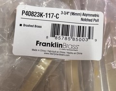 Franklin Brass Asymmetric Notched Cabinet Pulls 10 Pack 3-3/4 in. P40823K-117-C