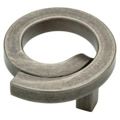 Liberty 65176PI 2″ Iron Craft Swirl Cabinet Drawer Knob Tumbled Pewter