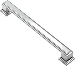 Polished Chrome Cabinet Pulls – 10 Pack, 6-1/4 Inch Handles for Kitchen & Drawer