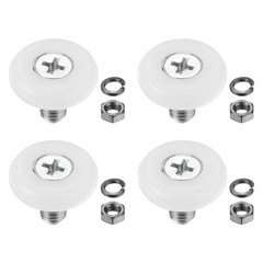 PATIKIL 22mm Drawer Rollers, 4 Set Nylon Positioning Pulleys Small Drawer Pul…