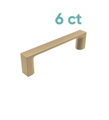 Origin 21 Vero 3-in 76mm Center to Center Champagne Bronze Rectangular Bar 6 PCS