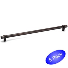 *5 Pack* Cosmas Oil Rubbed Bronze Euro Cabinet Bar Pulls #161-319ORB