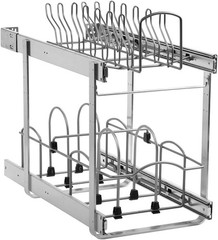 Pull Out Cabinet Organizer for Cookware 2 Tier