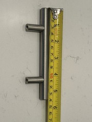 23 Heavy Stainless Steel Cabinet Drawer Pull Handles 5-1/4” Long 3” Centers