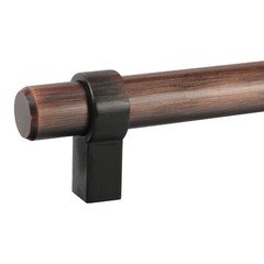 10x Euro Loop Style 7-9/16″ Centers Oil-Rubbed Bronze Cabinet Handle 9-3/16″