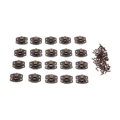 20Pcs Vintage Suitcase Box Chest Latches Toggles Catches Mini Lock Clasp Hasps
