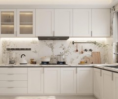 Peaha 10 Pack Kitchen Cabinet Handles 18 7/8 Brushed Nickel Pull Hardware