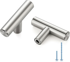 30 Pack Brushed Nickel Cabinet Knobs – Kitchen Silver Pulls for Drawer Stainless